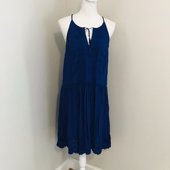 LOFT Embroidered Eyelet Style Dress - Picture 2 of 8